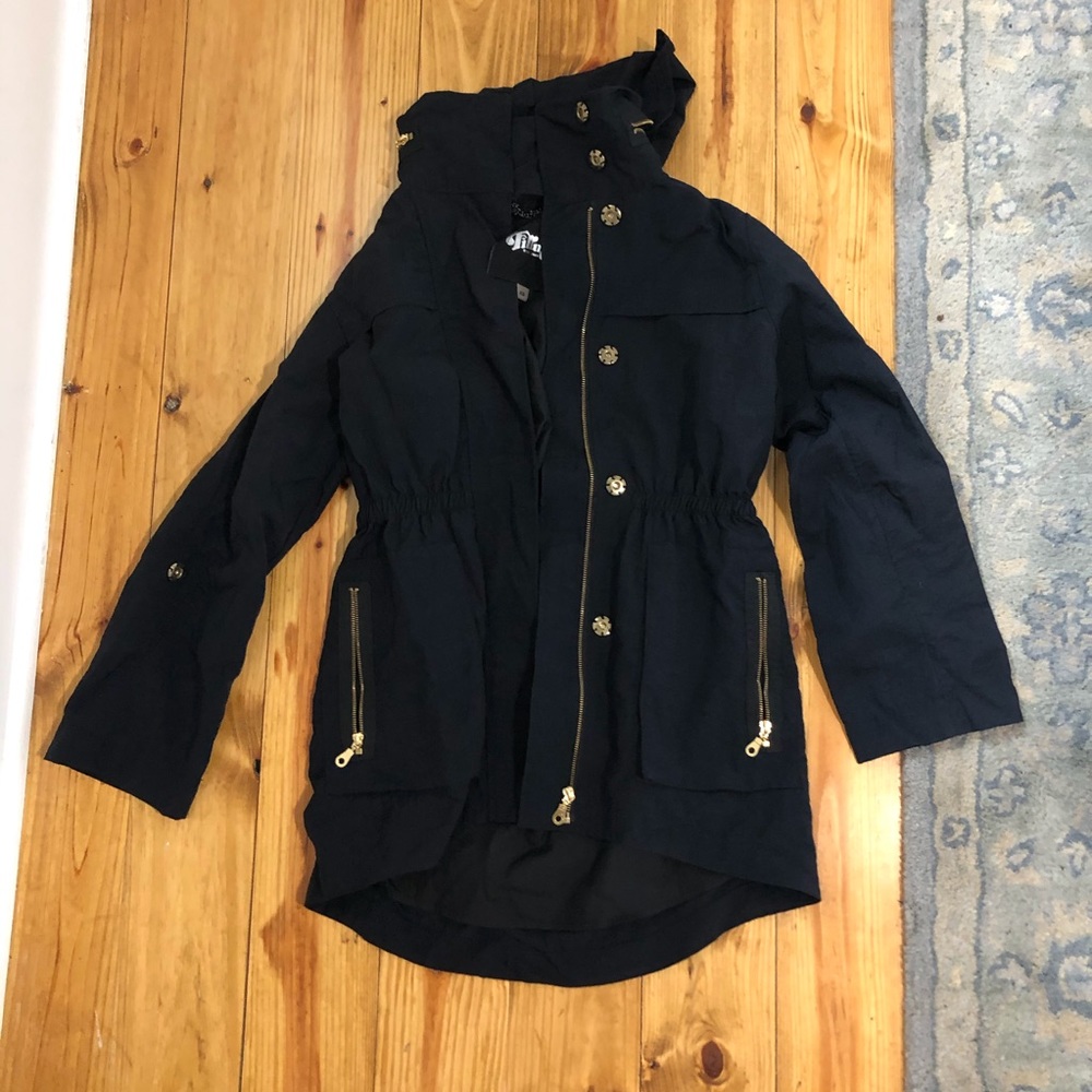 Fillmore black rain jacket